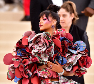Rihanna at the 2017 Met Gala in New York City on May 1, 2017